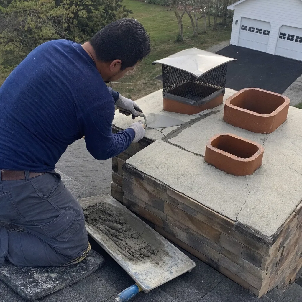 Wood Burning Fireplace
