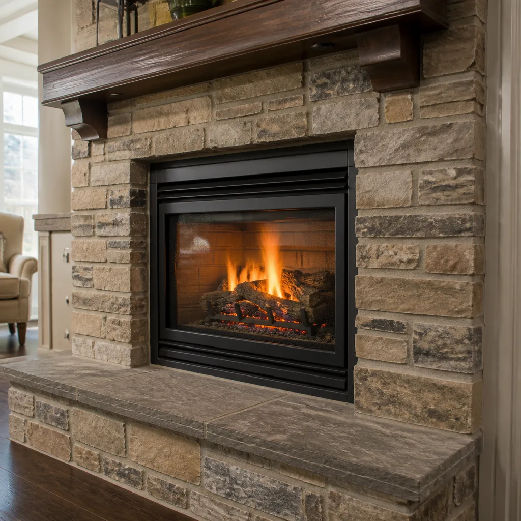 Gas fireplace service